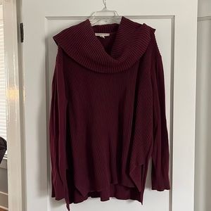 Michael Kors burgundy sweater. Size 2X.